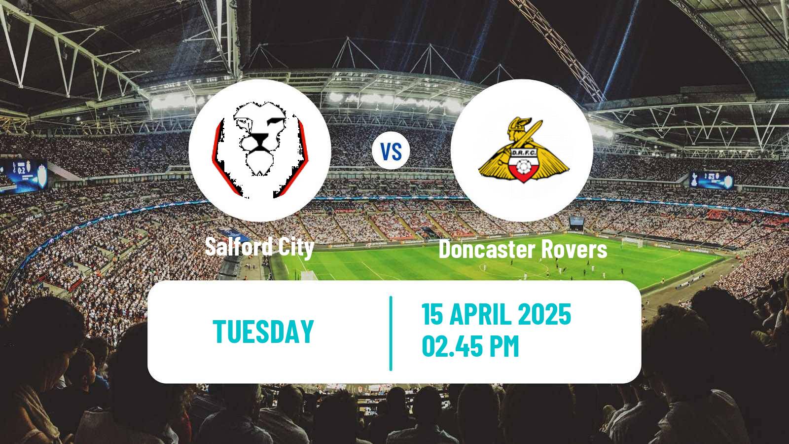 Soccer English League Two Salford City - Doncaster Rovers