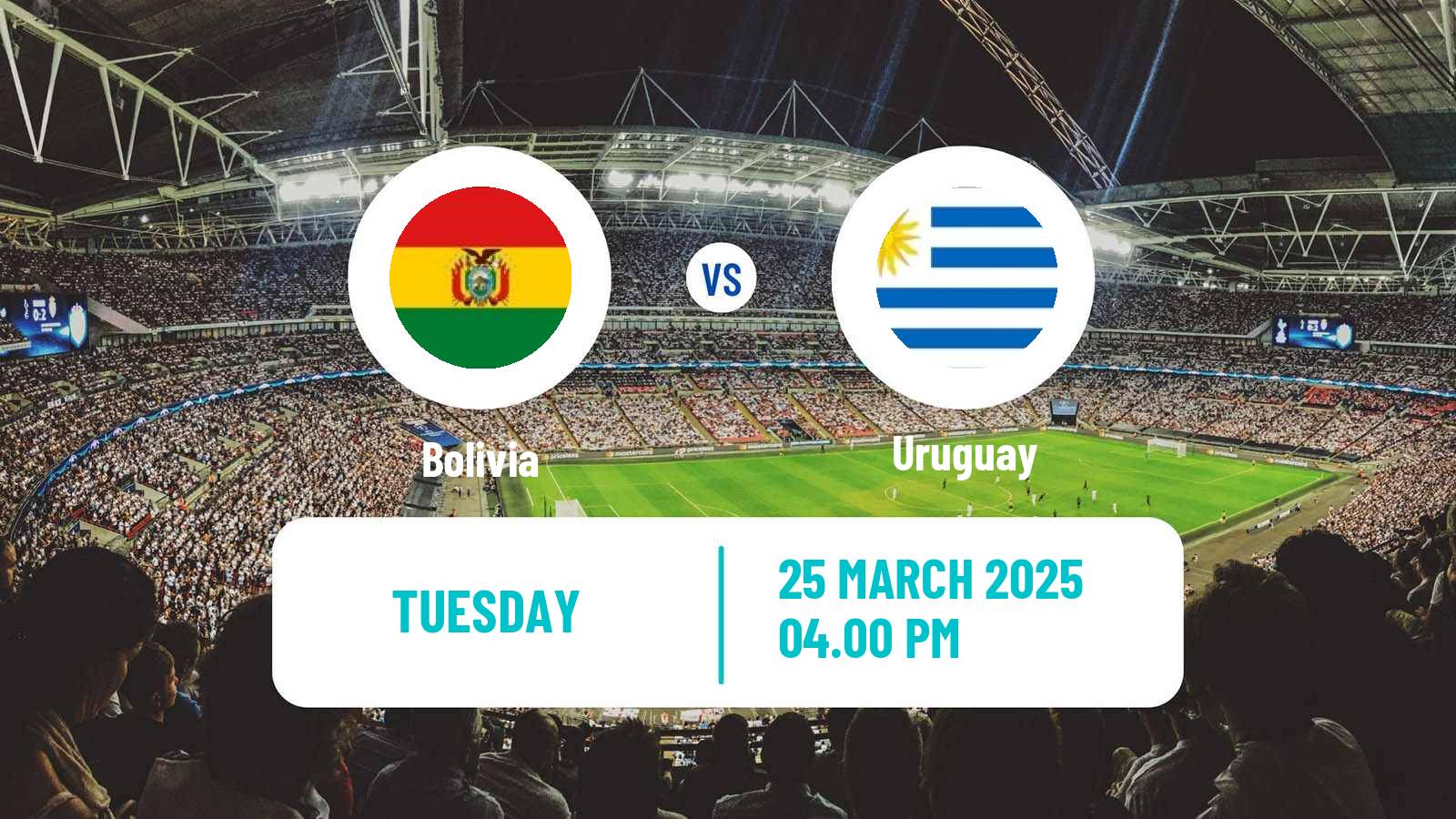 Soccer FIFA World Cup Bolivia - Uruguay