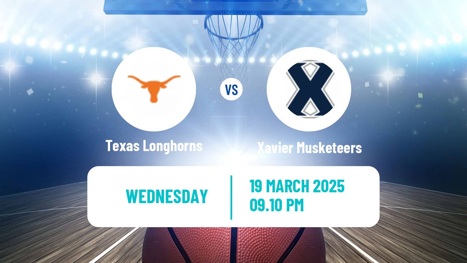 Basketball NCAA College Basketball Texas Longhorns - Xavier Musketeers