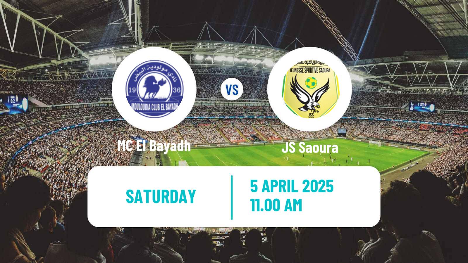 Soccer Algerian Ligue 1 El Bayadh - Saoura