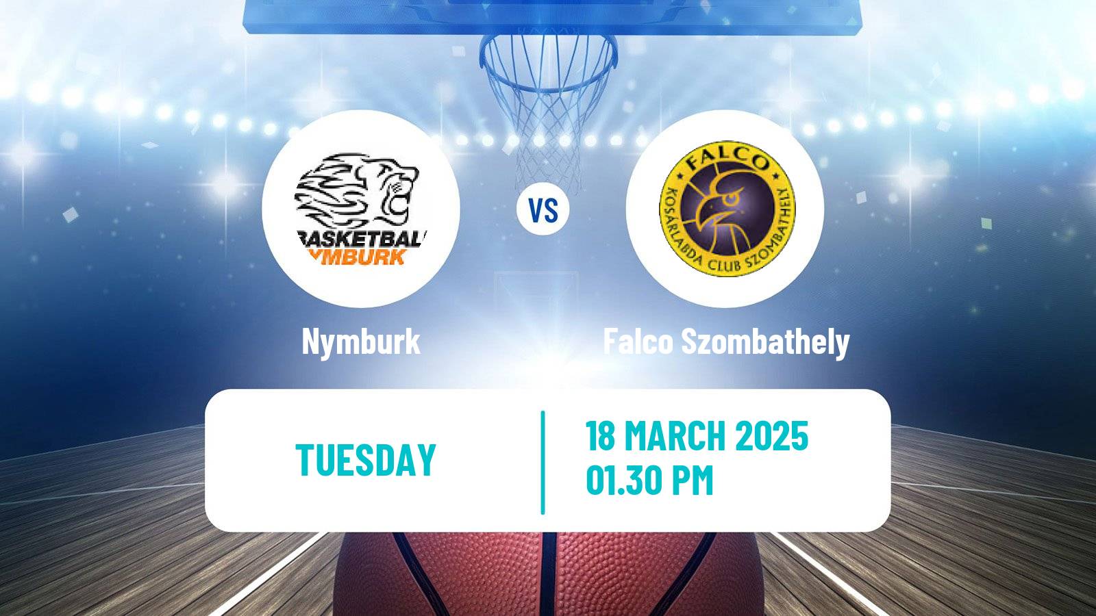 Basketball Champions League Basketball Nymburk - Falco Szombathely