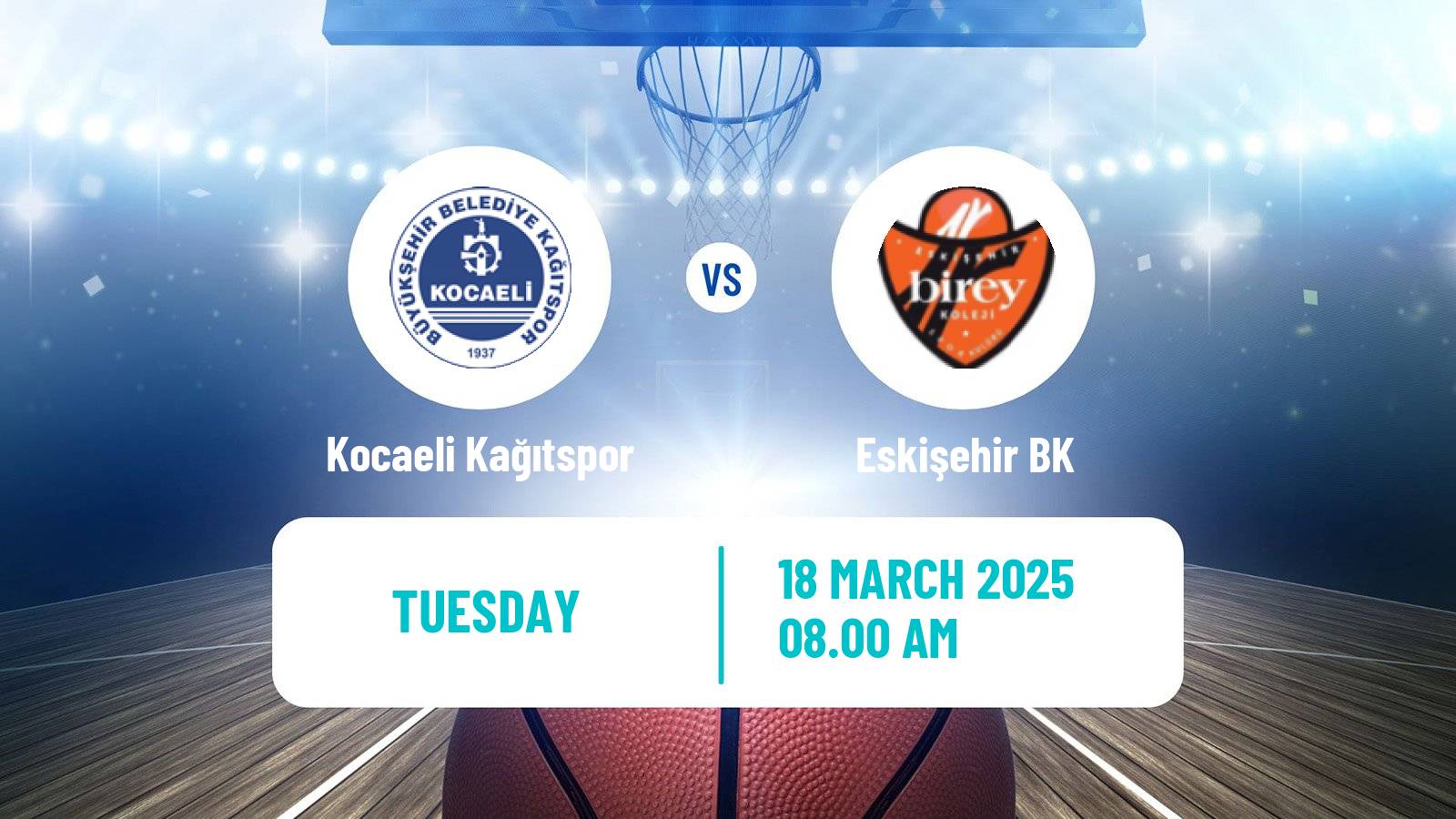 Basketball Turkish TB2L Kocaeli Kağıtspor - Eskişehir BK