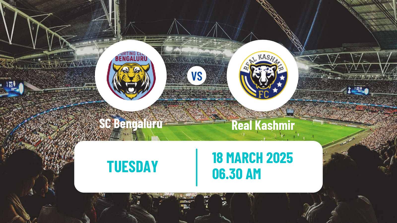 Soccer Indian I-League SC Bengaluru - Real Kashmir