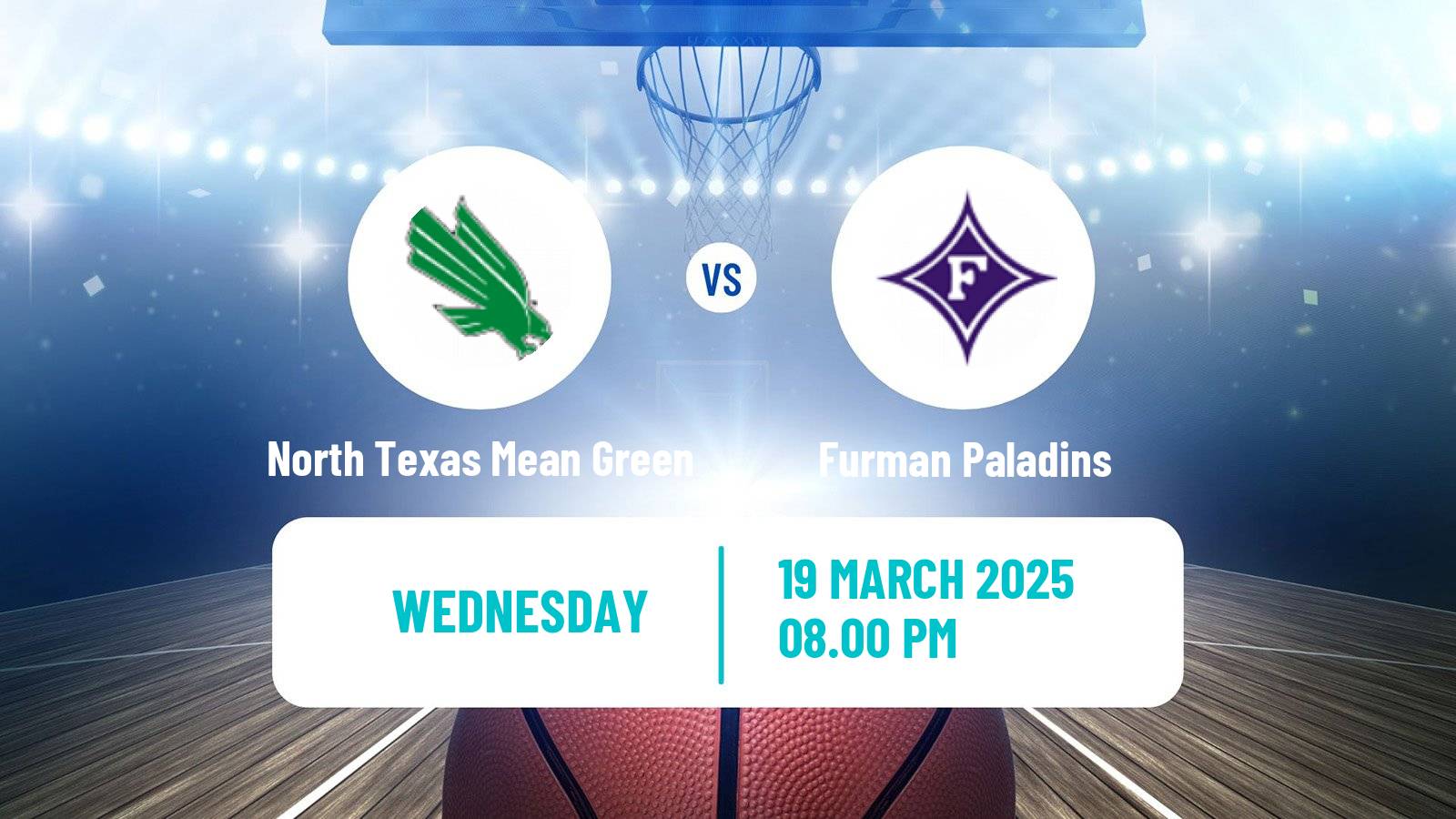 Basketball NIT North Texas Mean Green - Furman Paladins