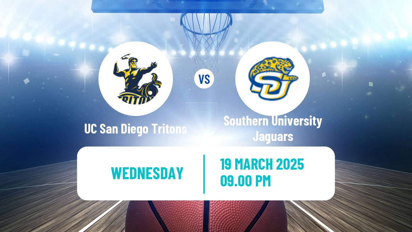 Basketball NCAA College Basketball Women UC San Diego Tritons - Southern University Jaguars