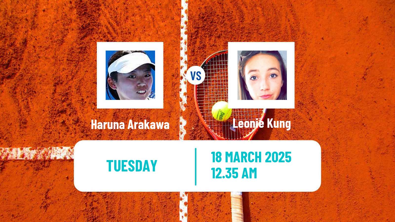 Tennis ITF W50 Kofu Women Haruna Arakawa - Leonie Kung