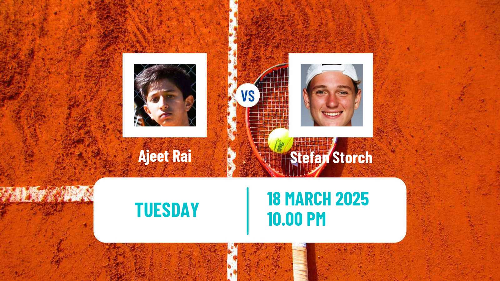 Tennis ITF M25 Swan Hill Men Ajeet Rai - Stefan Storch