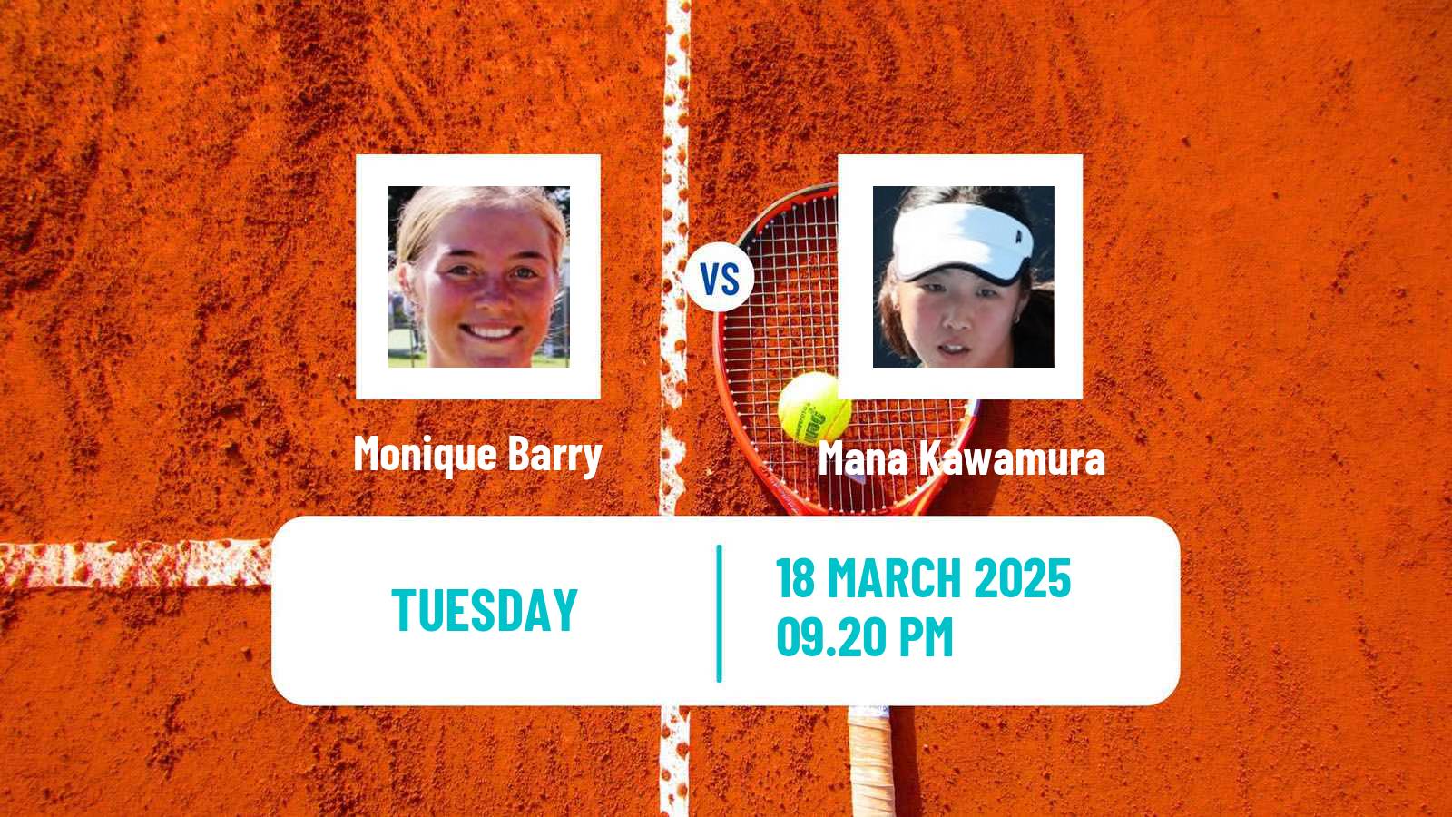 Tennis ITF W35 Swan Hill Women Monique Barry - Mana Kawamura