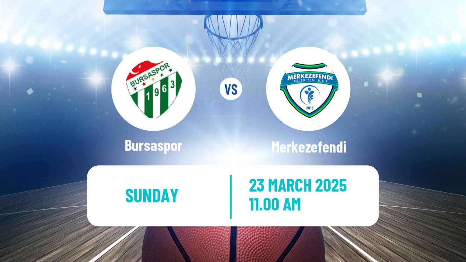 Basketball Turkish Basketball Super Ligi Bursaspor - Merkezefendi