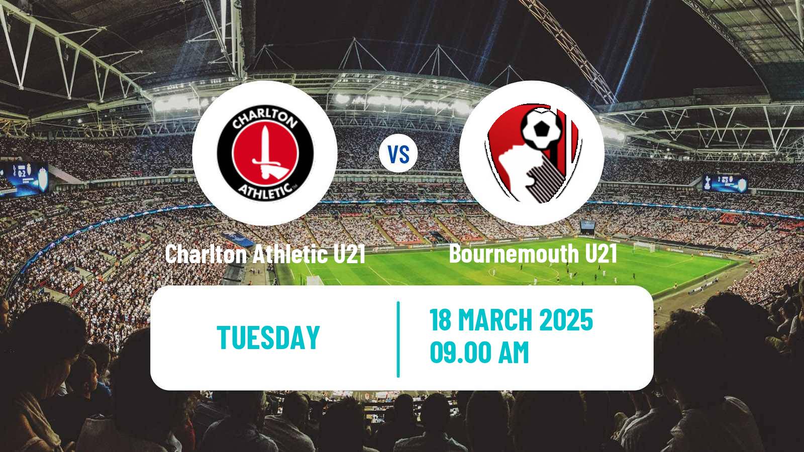 Soccer English Professional Development League Charlton Athletic U21 - Bournemouth U21