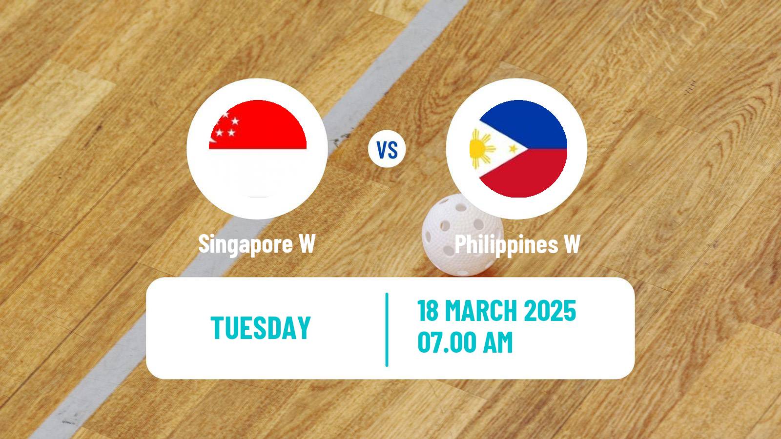 Floorball World Championship Floorball Women Singapore W - Philippines W