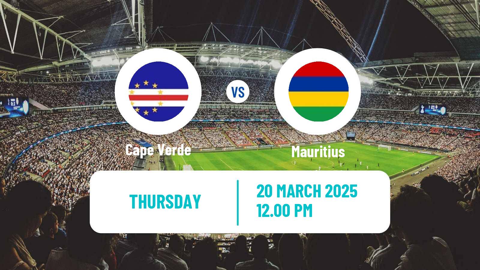 Soccer FIFA World Cup Cape Verde - Mauritius