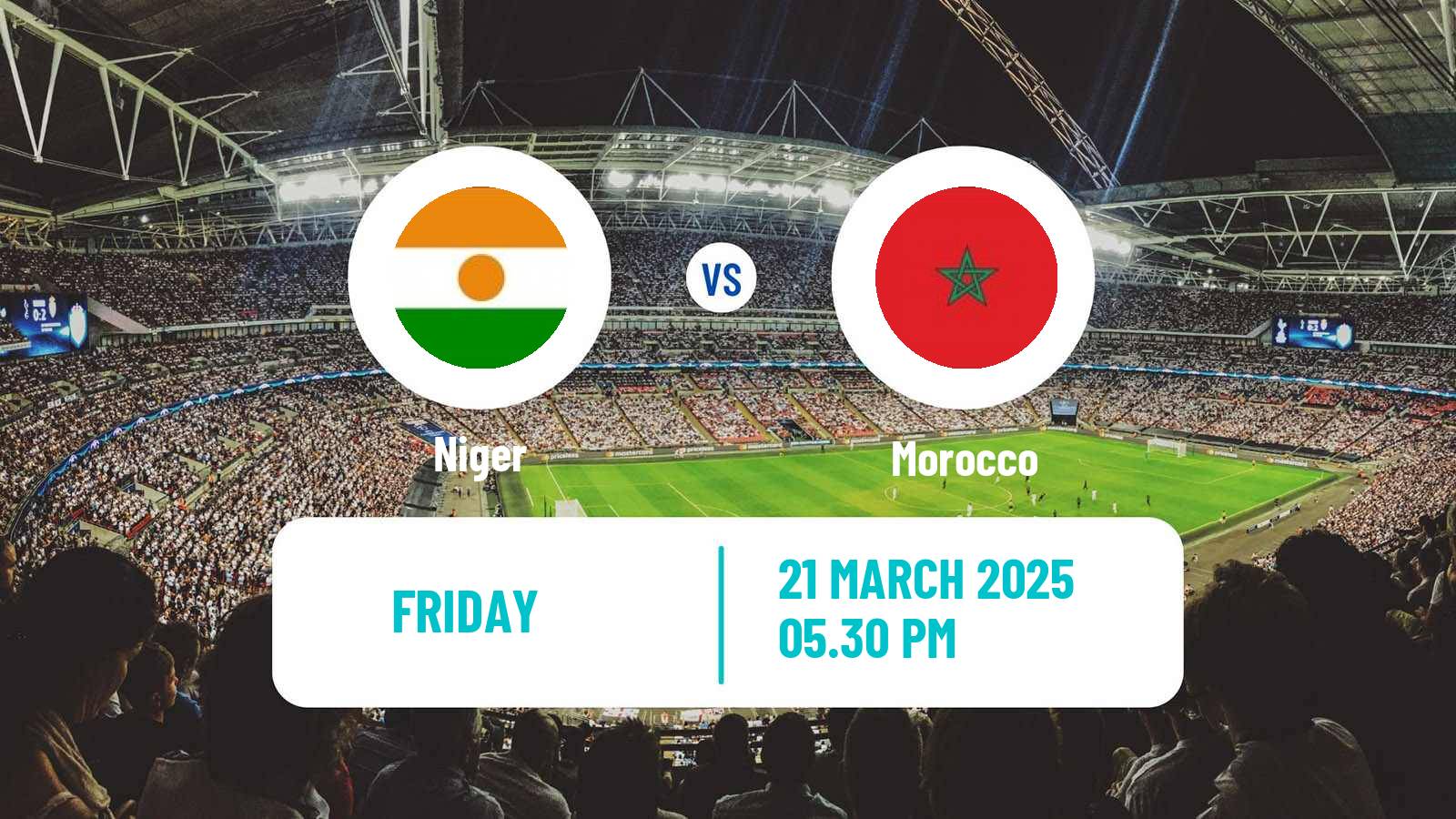 Soccer FIFA World Cup Niger - Morocco