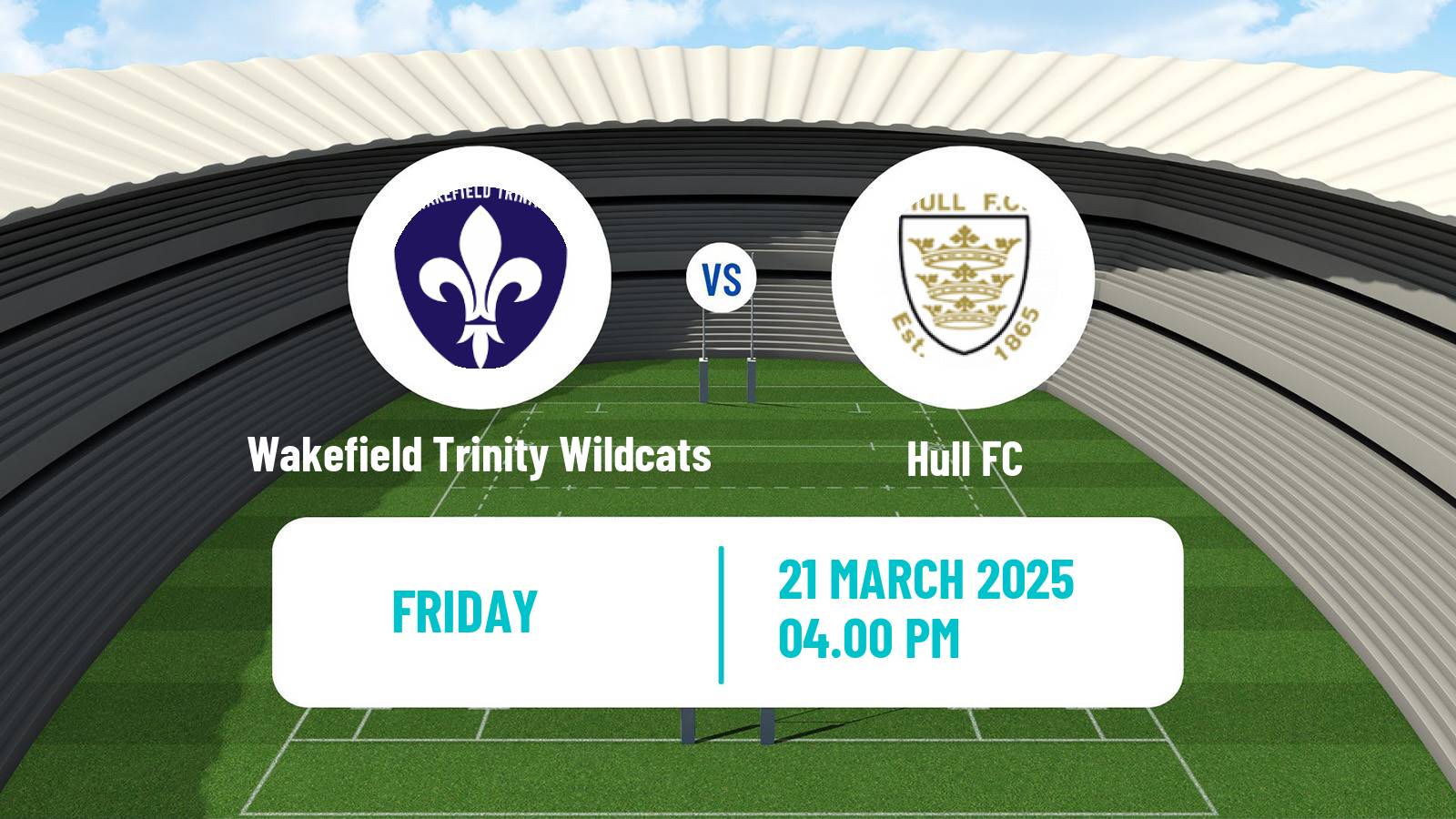 Rugby league Super League Rugby Wakefield Trinity Wildcats - Hull
