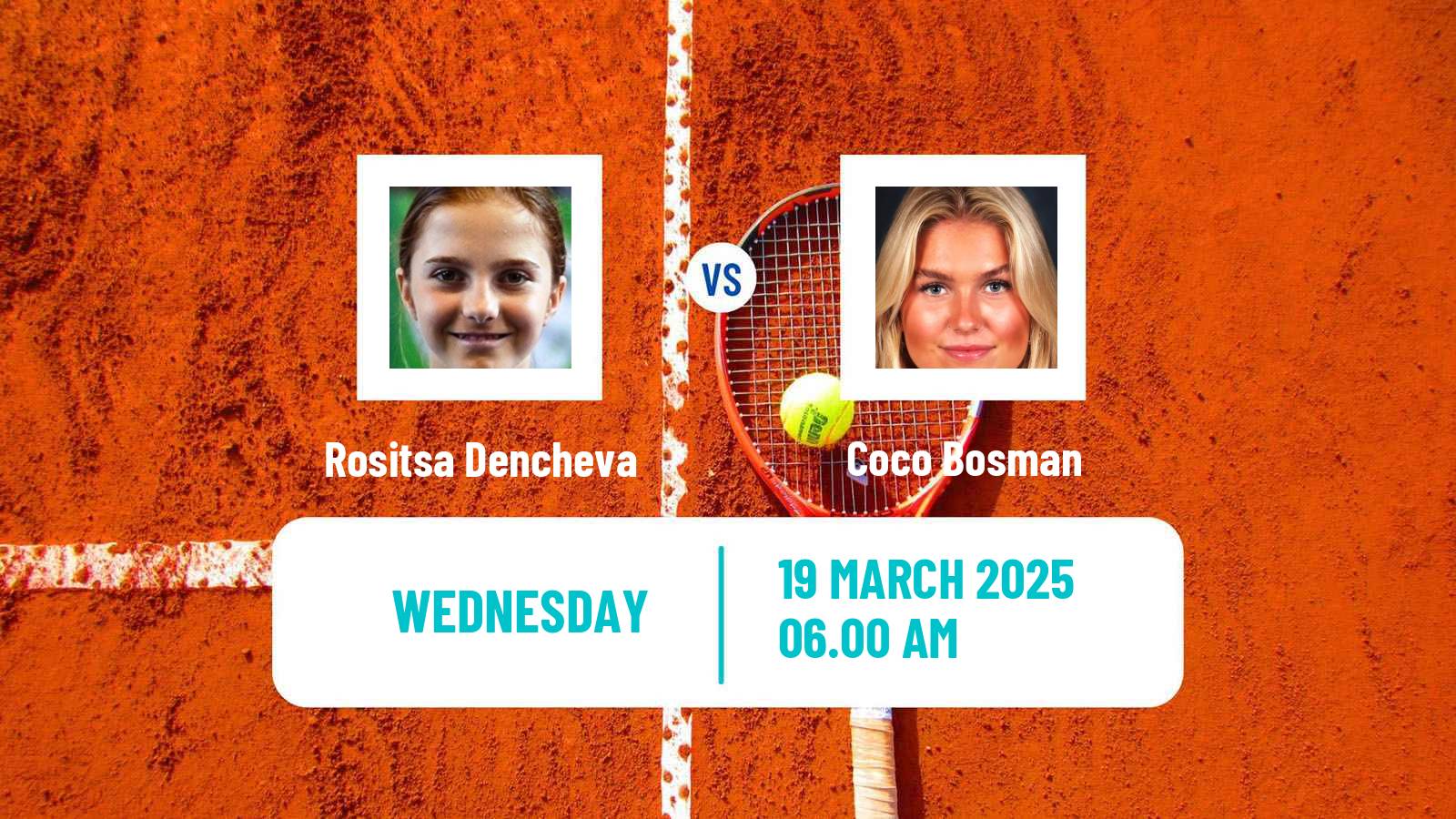 Tennis ITF W15 Heraklion Women Rositsa Dencheva - Coco Bosman