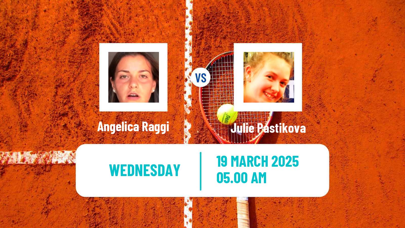 Tennis ITF W35 Solarino 3 Women Angelica Raggi - Julie Pastikova