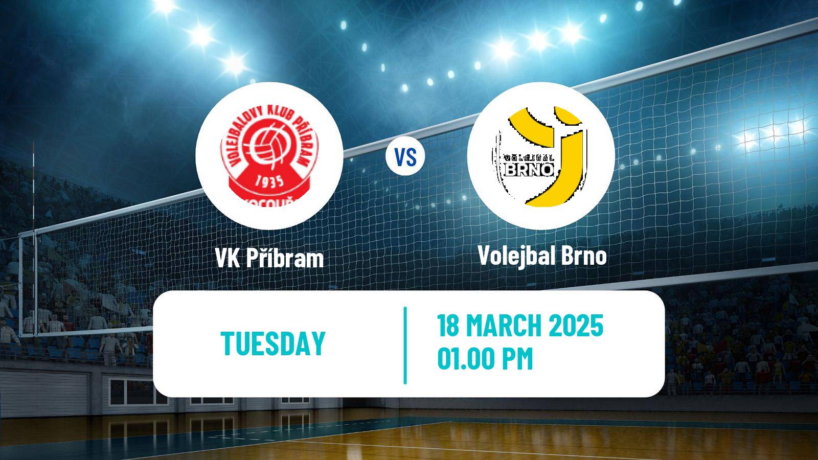 Volleyball Czech Extraliga Volleyball Příbram - Volejbal Brno