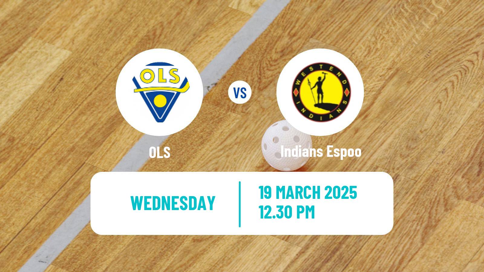 Floorball Finnish F-Liiga OLS - Indians Espoo
