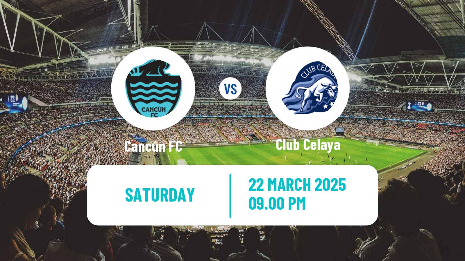 Soccer Mexican Liga de Expansion MX Cancún - Celaya