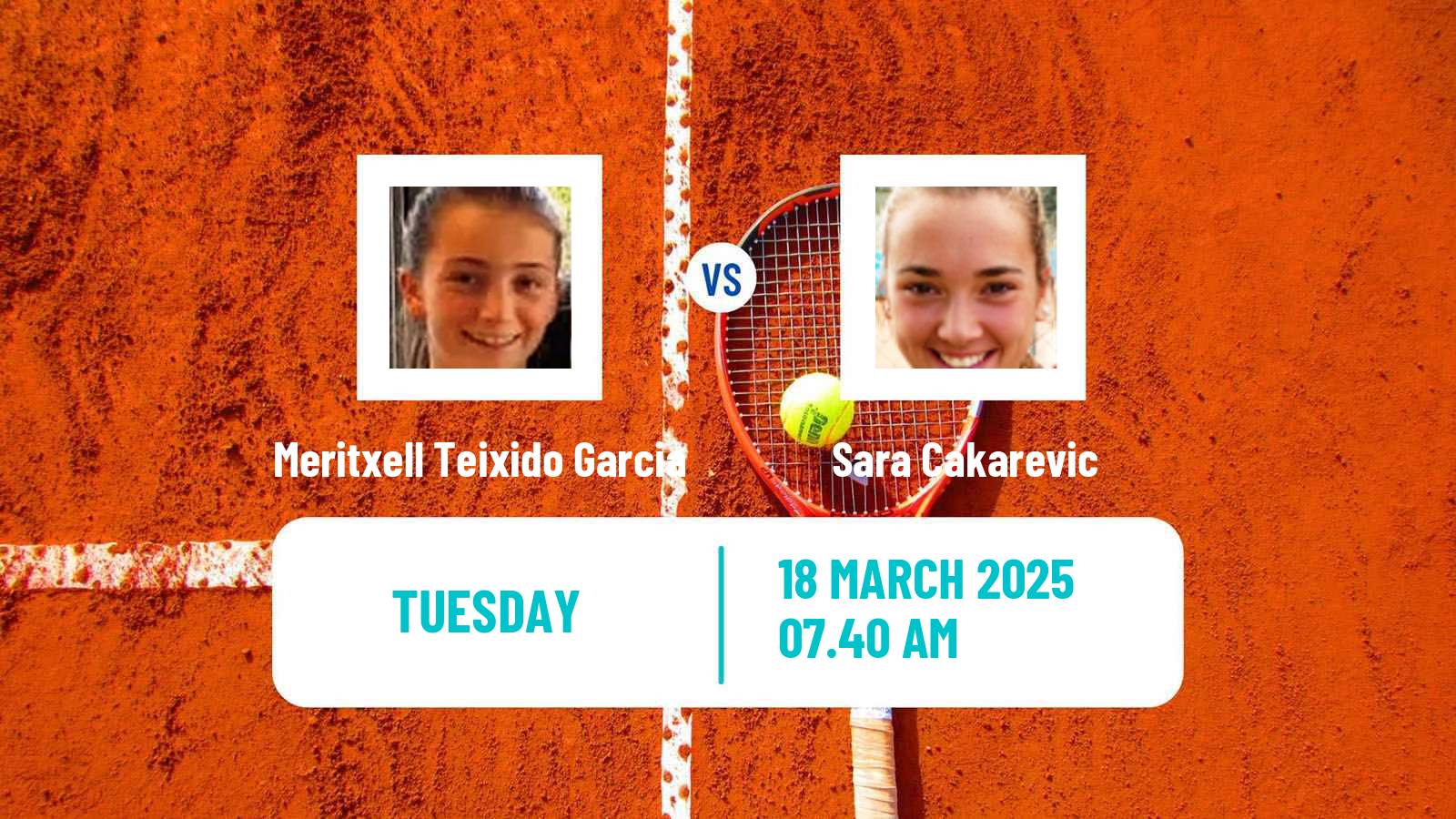 Tennis ITF W35 Sabadell Women Meritxell Teixido Garcia - Sara Cakarevic