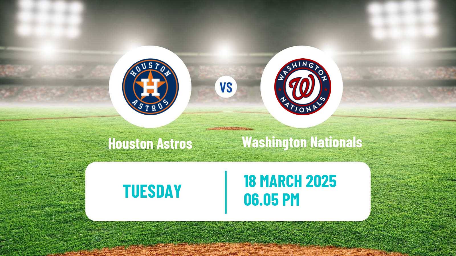 Baseball MLB Spring Training Houston Astros - Washington Nationals