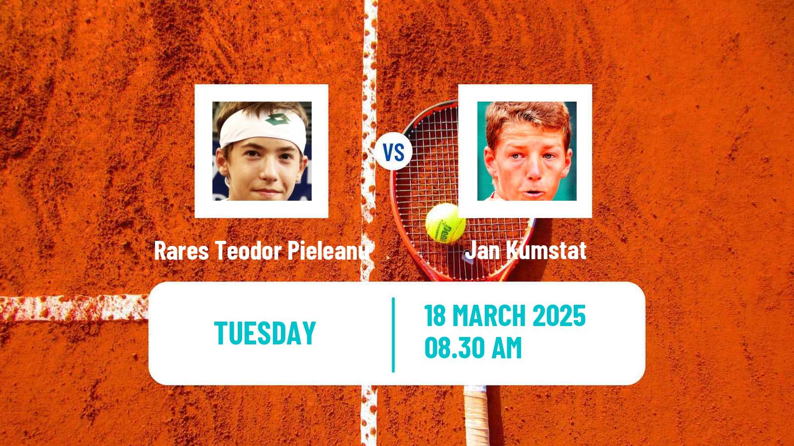 Tennis ITF M15 Monastir 54 Men 2025 Rares Teodor Pieleanu - Jan Kumstat