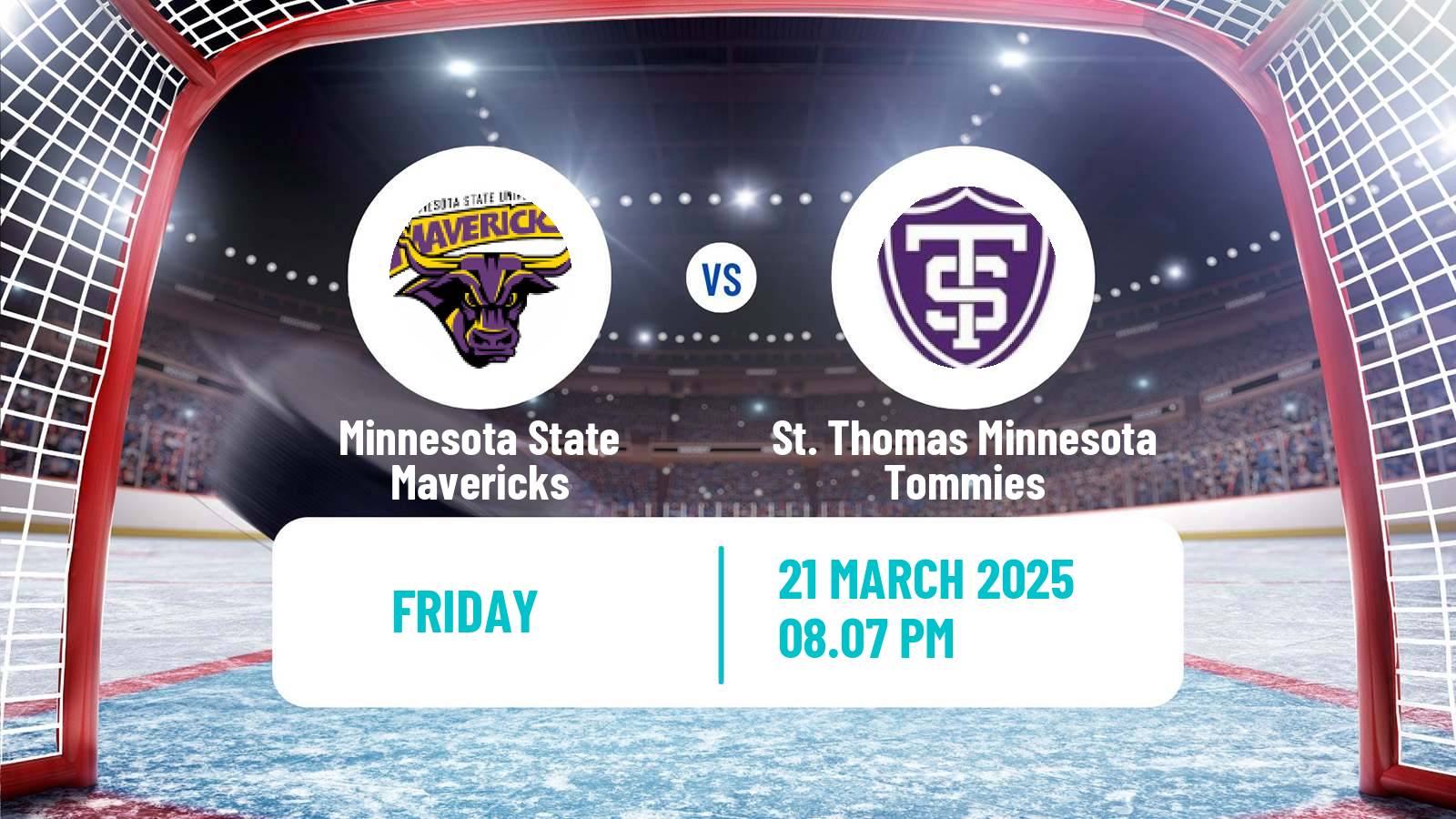 Hockey NCAA Hockey Minnesota State Mavericks - St. Thomas Minnesota Tommies