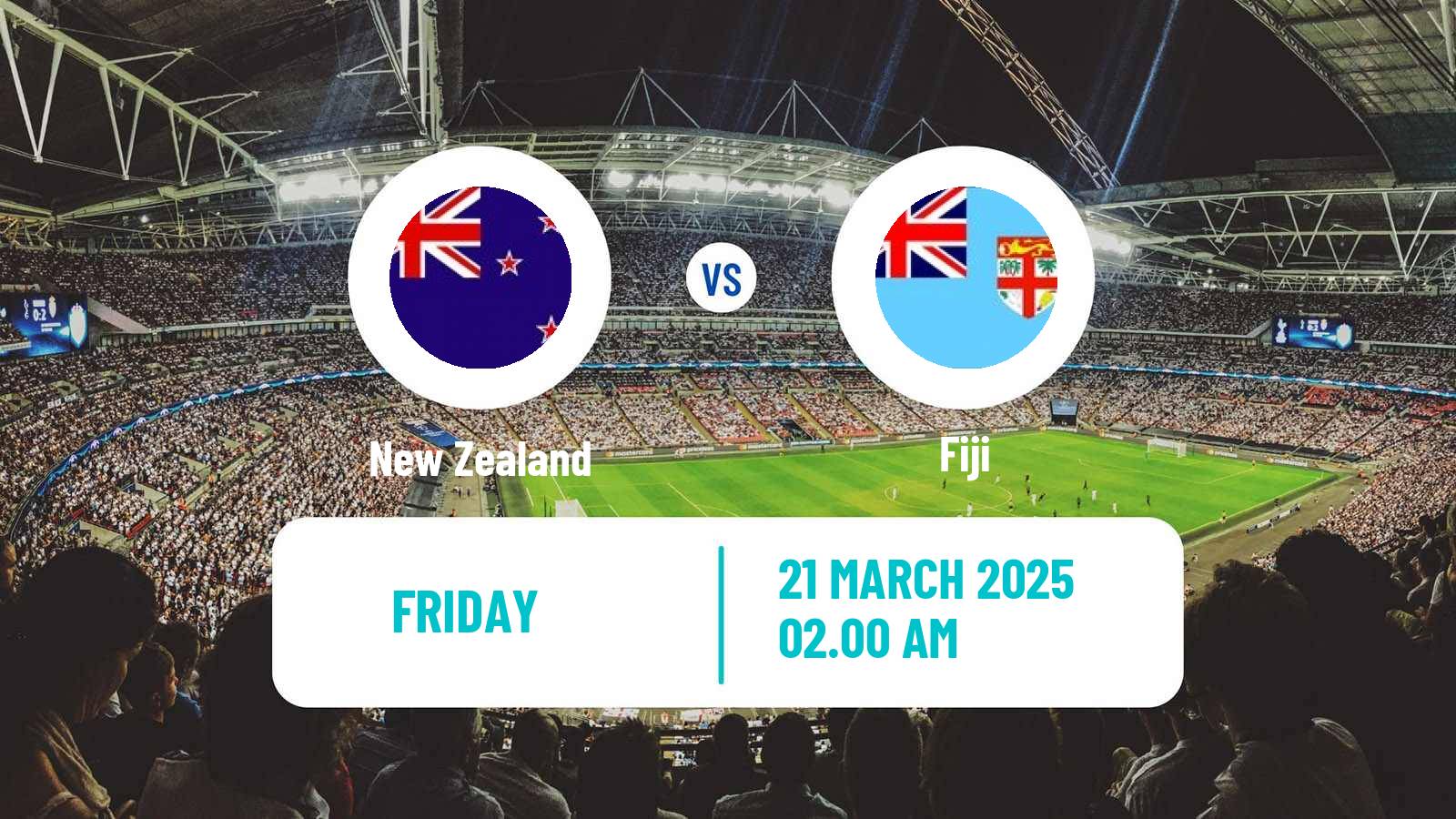 Soccer FIFA World Cup New Zealand - Fiji