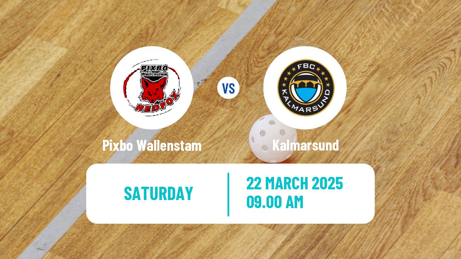 Floorball Swedish Superligan Floorball Women Pixbo Wallenstam - Kalmarsund