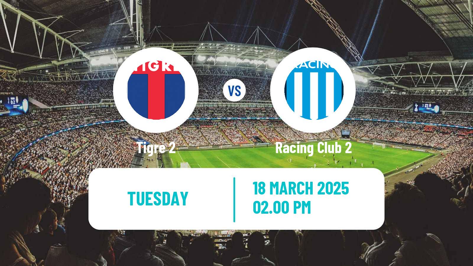 Soccer Argentinian Reserve League Tigre 2 - Racing Club 2