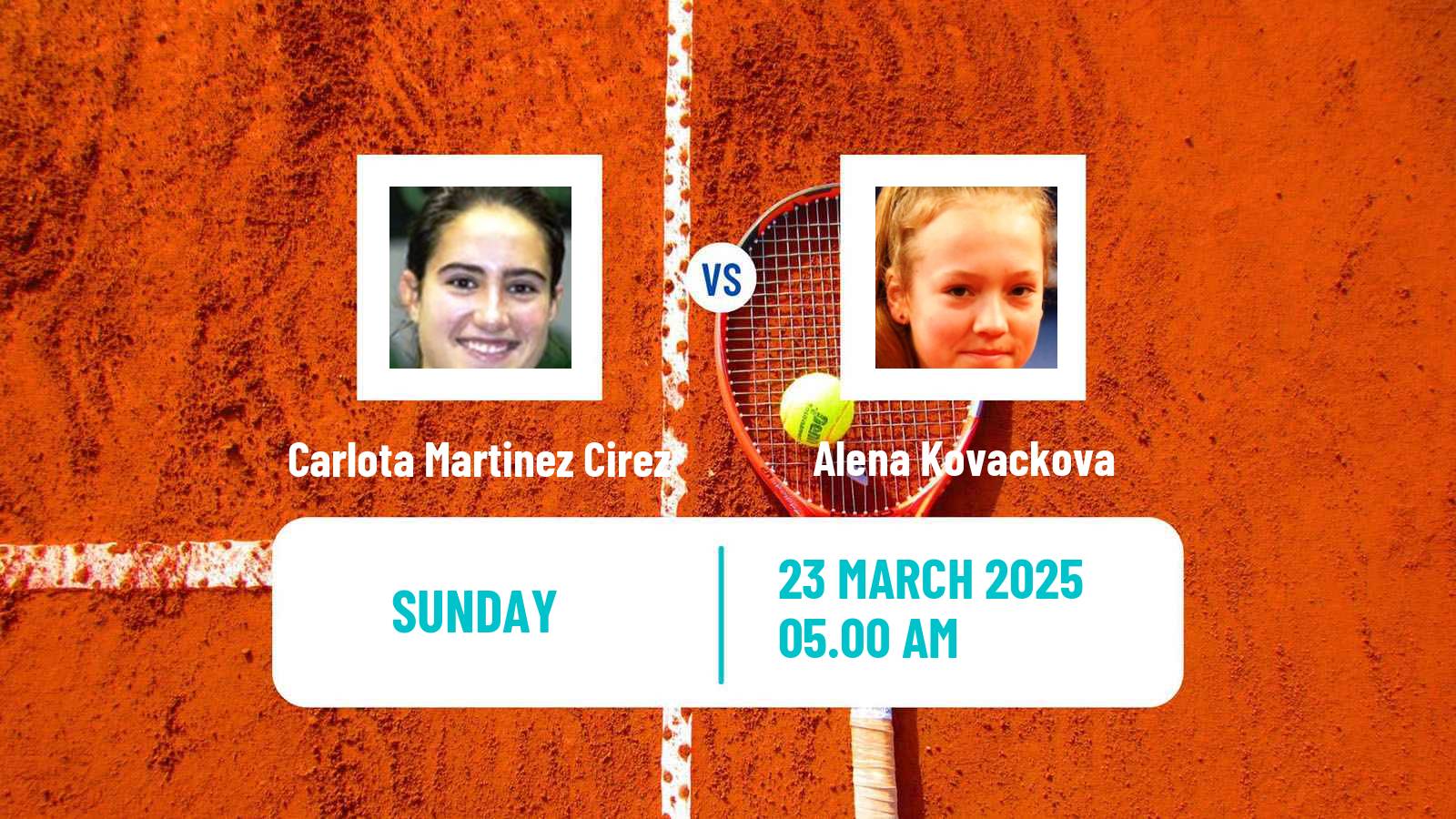 Tennis ITF W35 Sabadell Women Carlota Martinez Cirez - Alena Kovackova