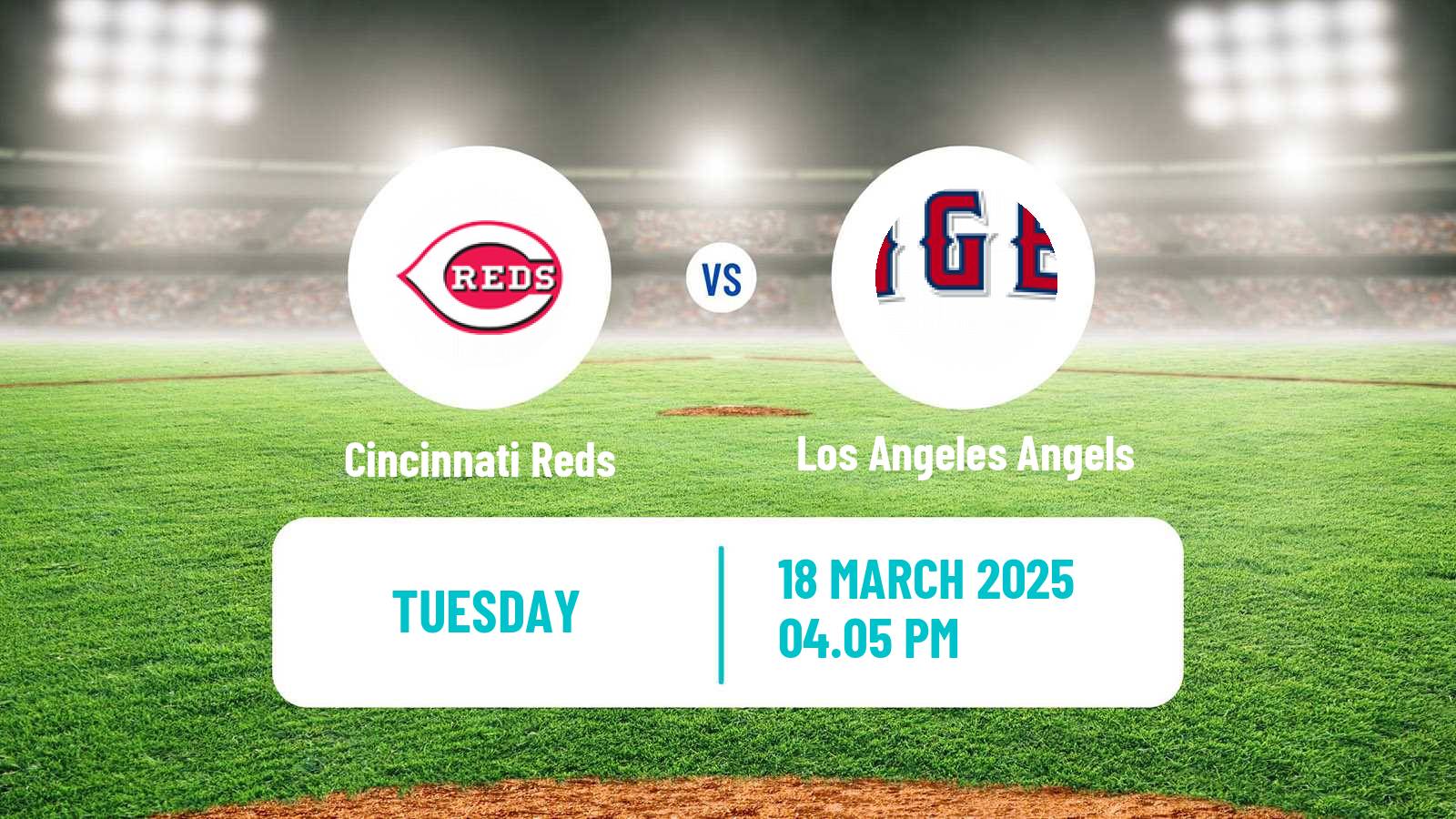 Baseball MLB Spring Training Cincinnati Reds - Los Angeles Angels