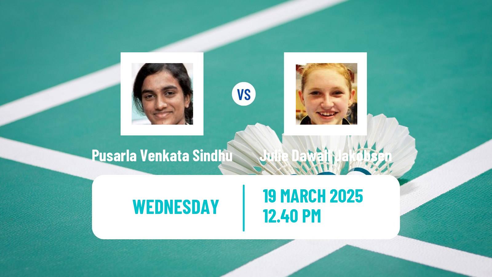 Badminton BWF World Tour Swiss Open Women Pusarla Venkata Sindhu - Julie Dawall Jakobsen