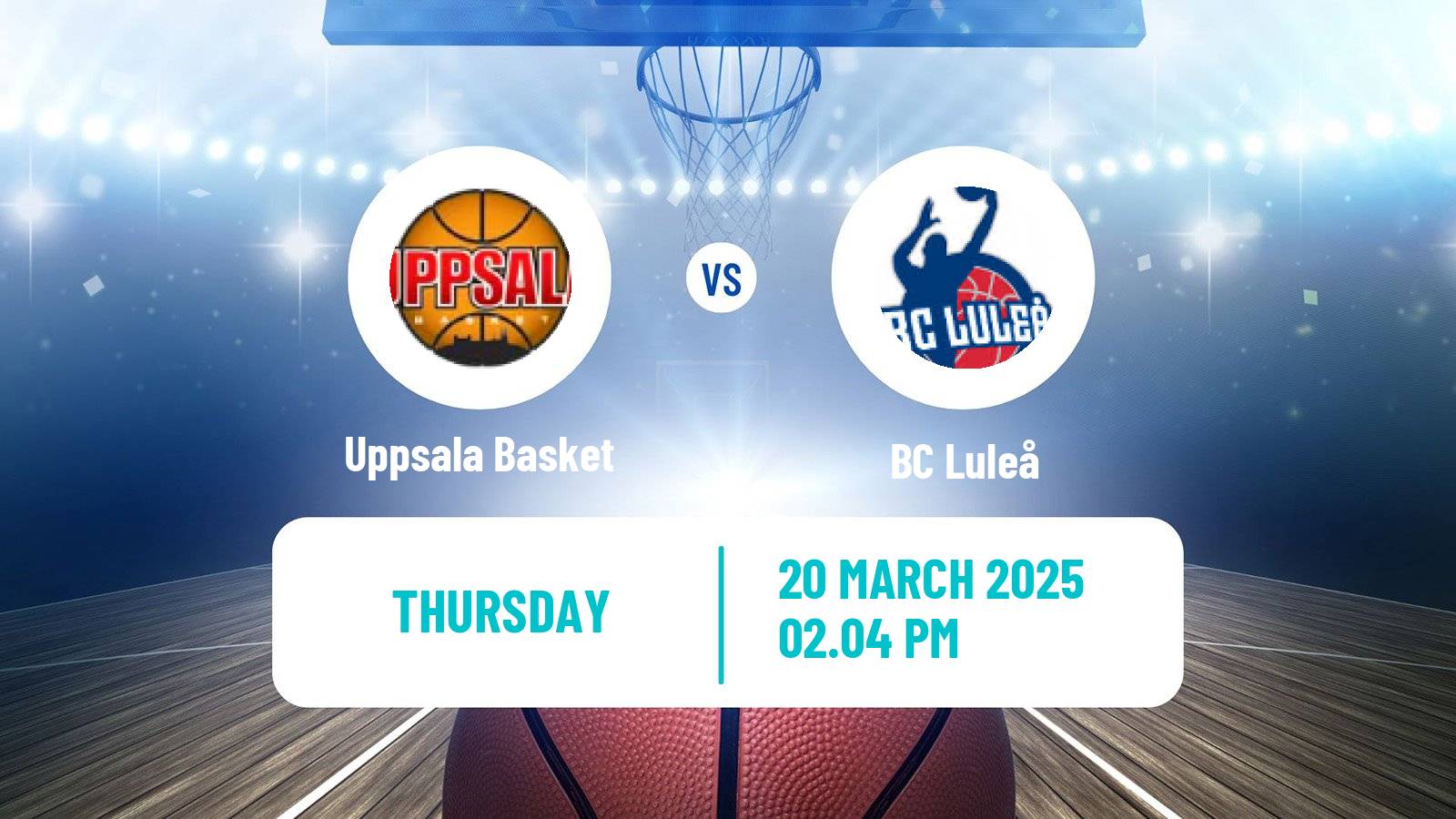 Basketball Swedish Basketligan Uppsala Basket - Luleå
