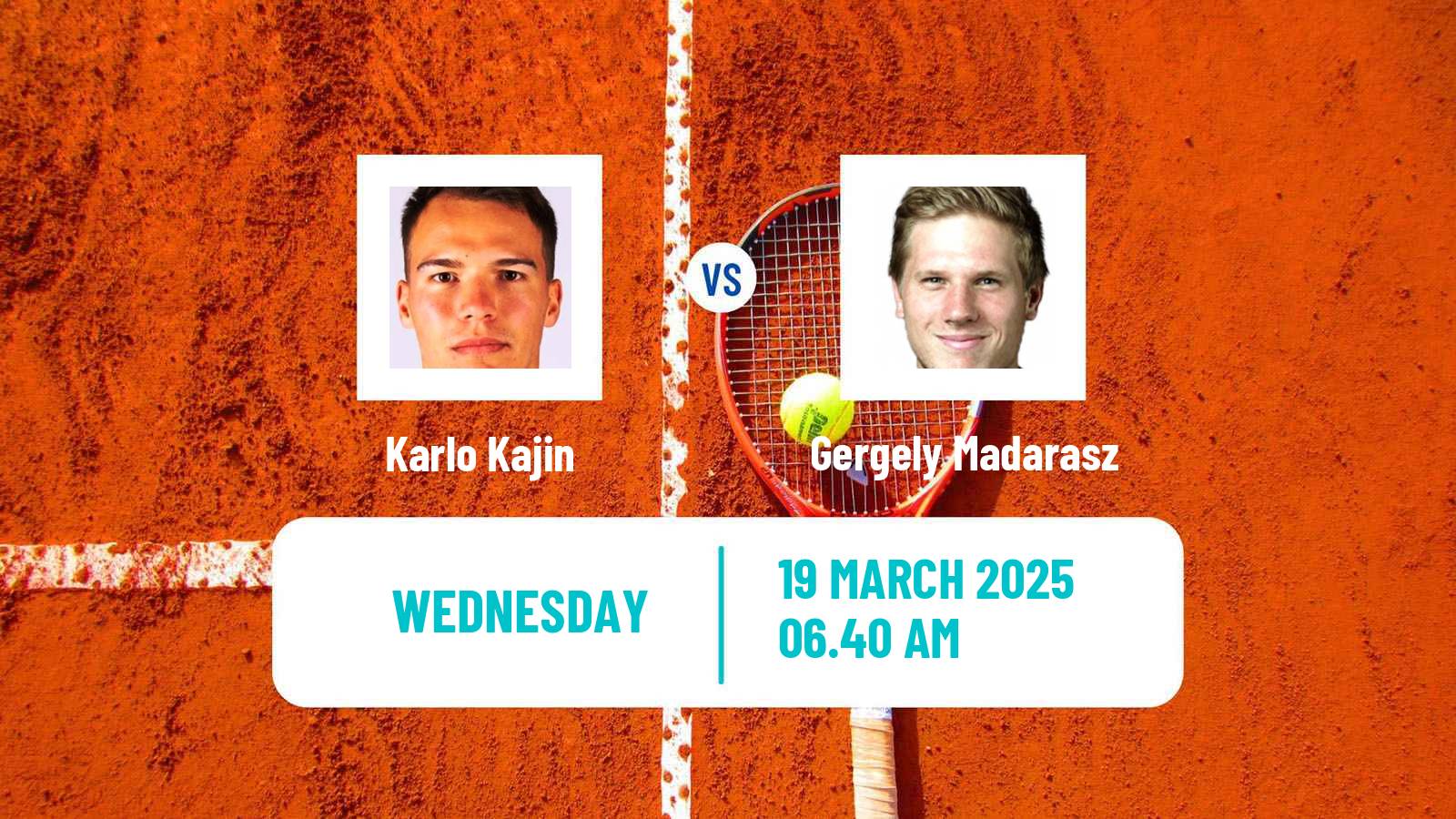 Tennis ITF M15 Rovinj Men Karlo Kajin - Gergely Madarasz