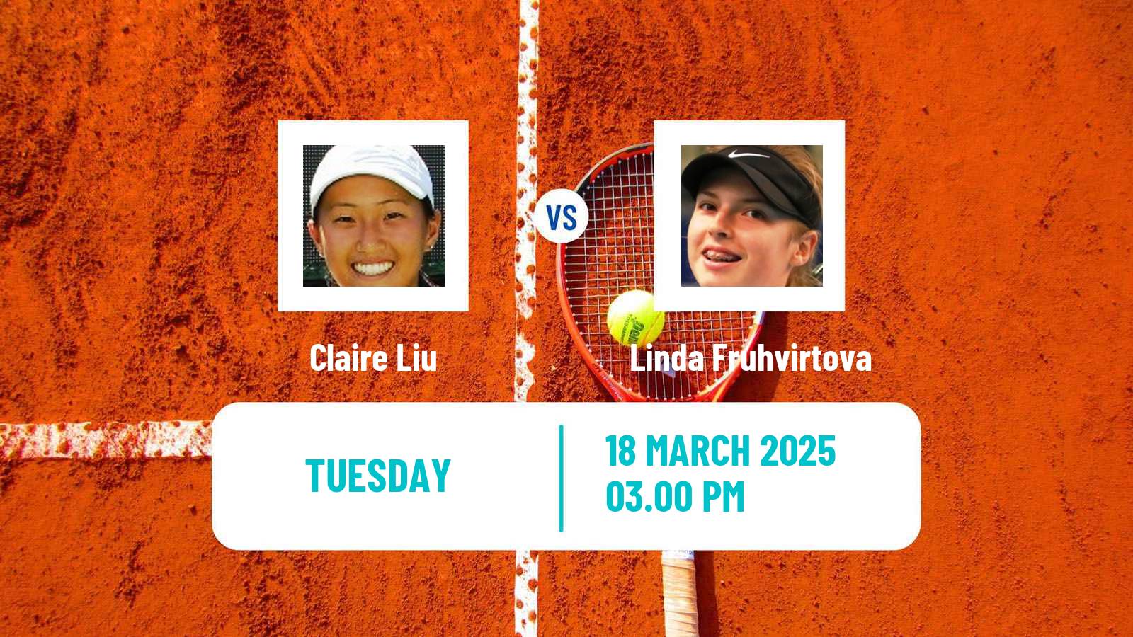 Tennis WTA Miami Claire Liu - Linda Fruhvirtova
