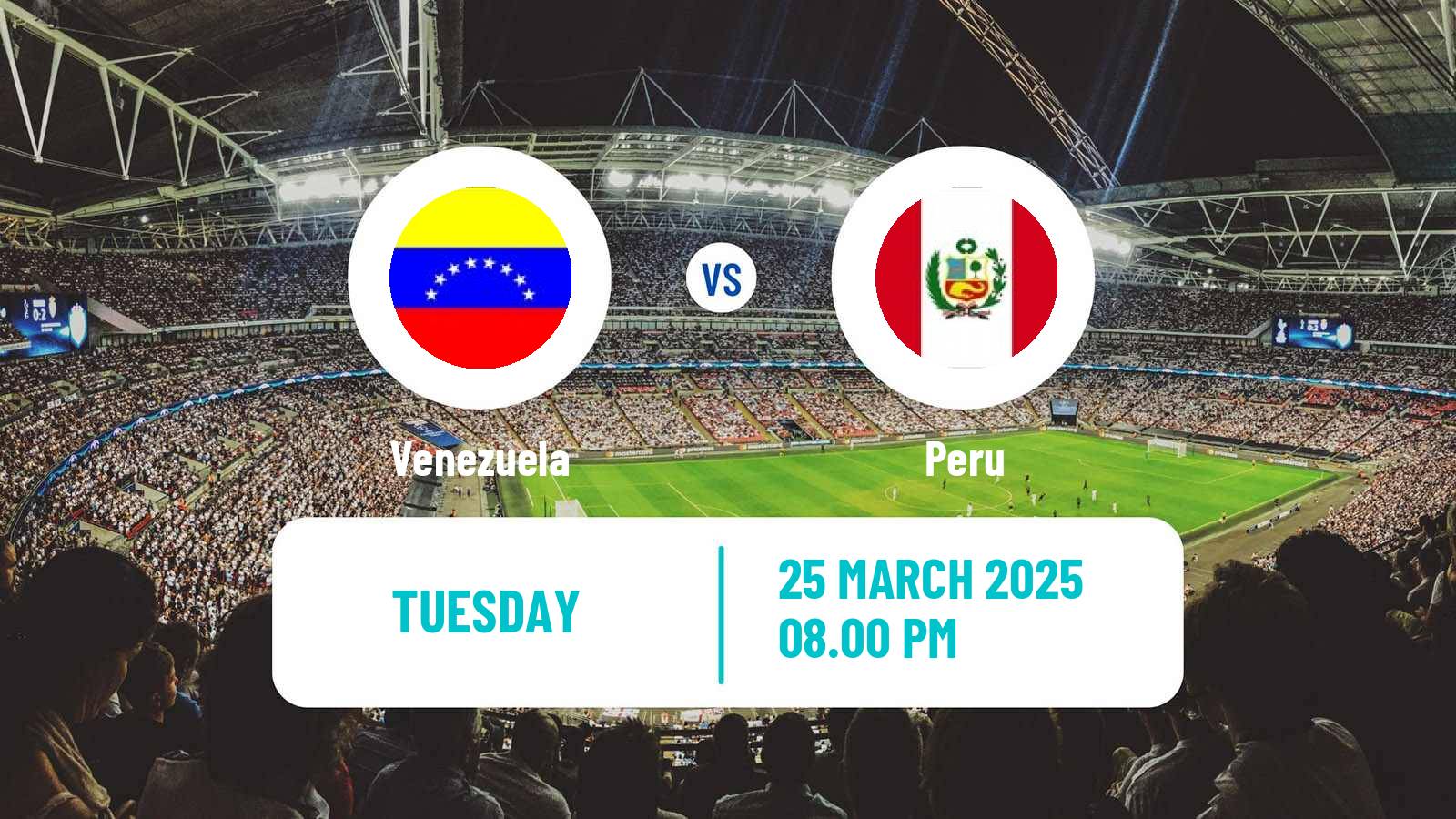 Soccer FIFA World Cup Venezuela - Peru