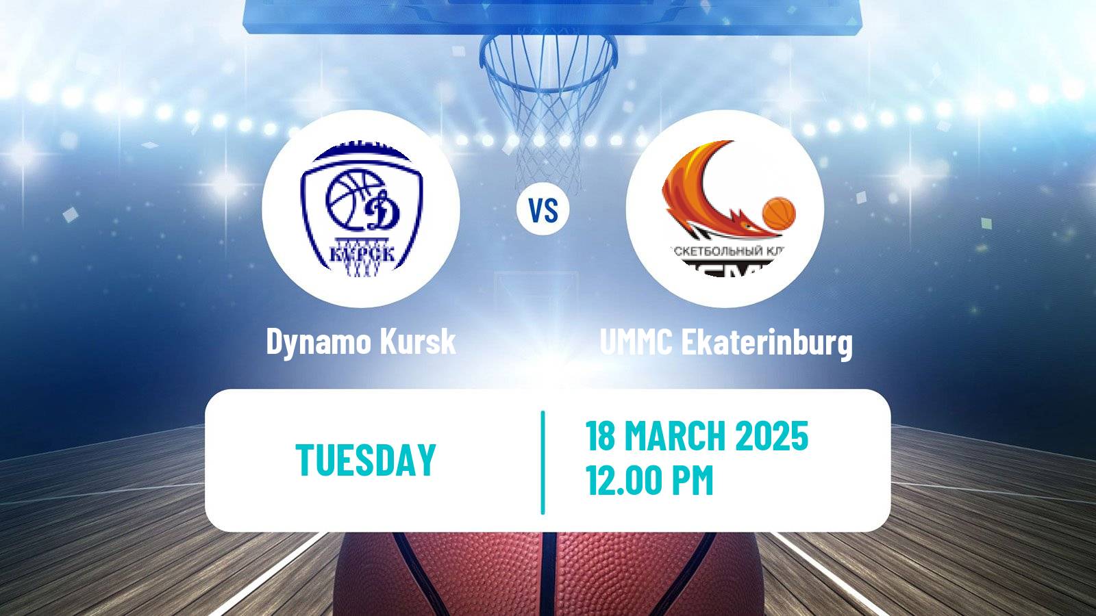 Basketball Russian Premier League Basketball Women Dynamo Kursk - UMMC Ekaterinburg