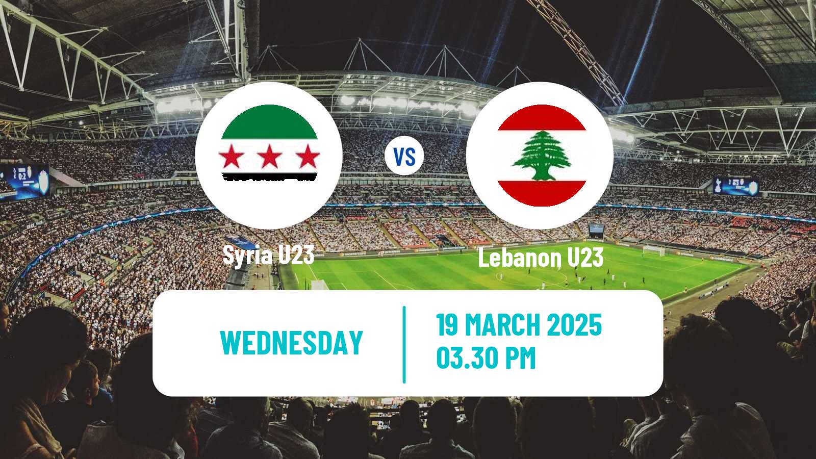 Soccer WAFF Championship U23 Syria U23 - Lebanon U23