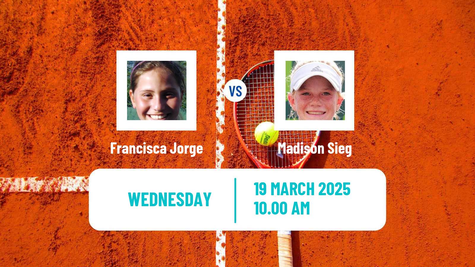 Tennis ITF W50 Santo Domingo Women Francisca Jorge - Madison Sieg