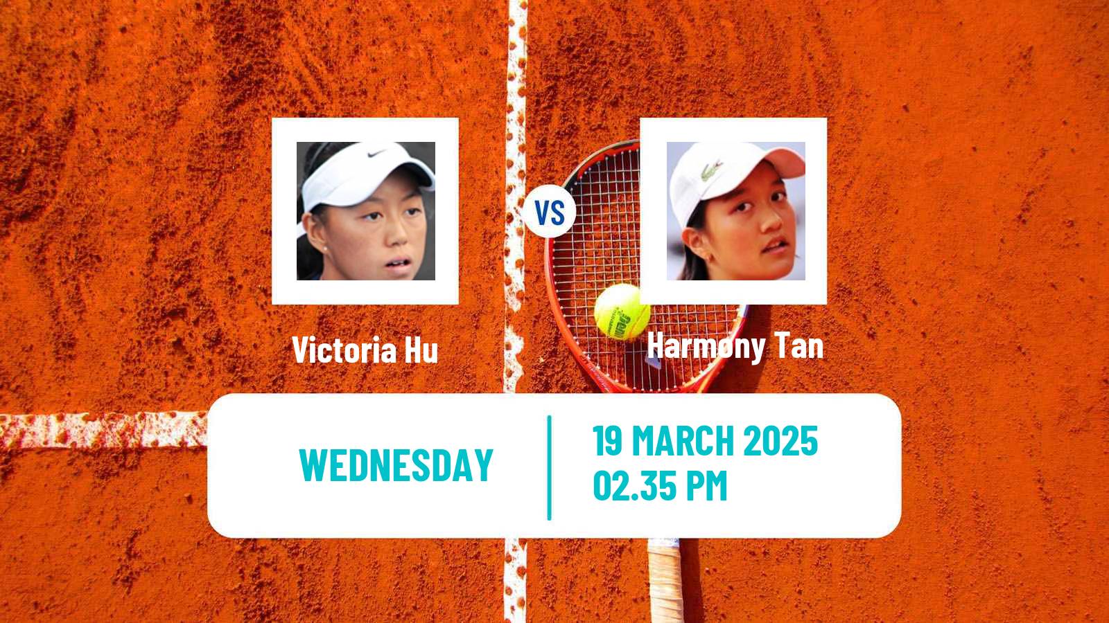 Tennis ITF W50 Santo Domingo Women Victoria Hu - Harmony Tan