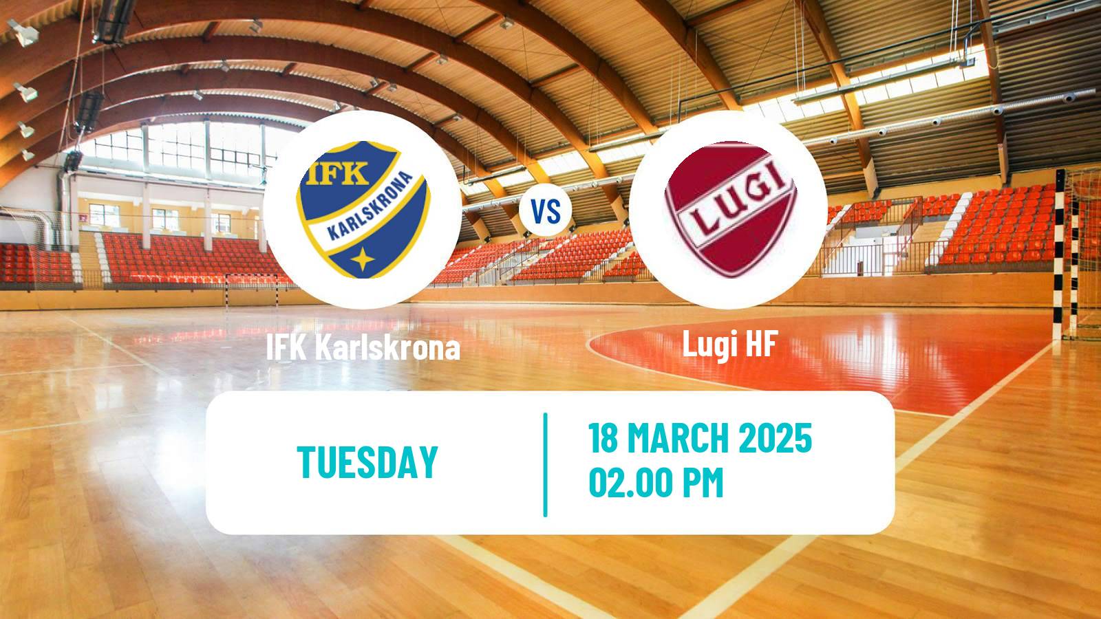 Handball Swedish Allsvenskan Handball IFK Karlskrona - Lugi
