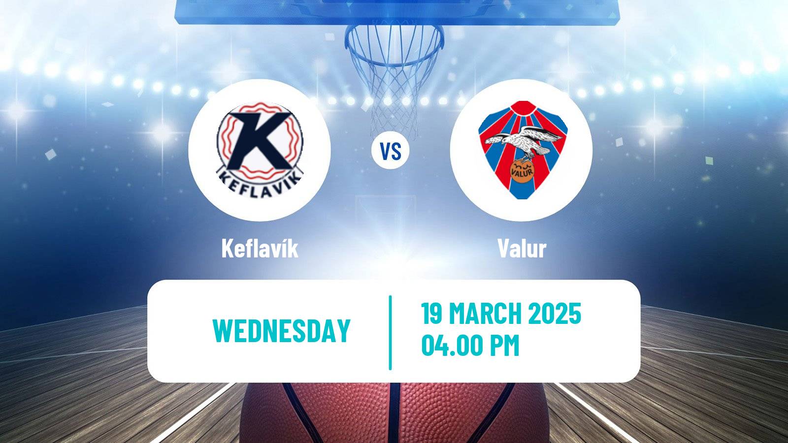 Basketball Icelandic Cup Basketball Keflavík - Valur