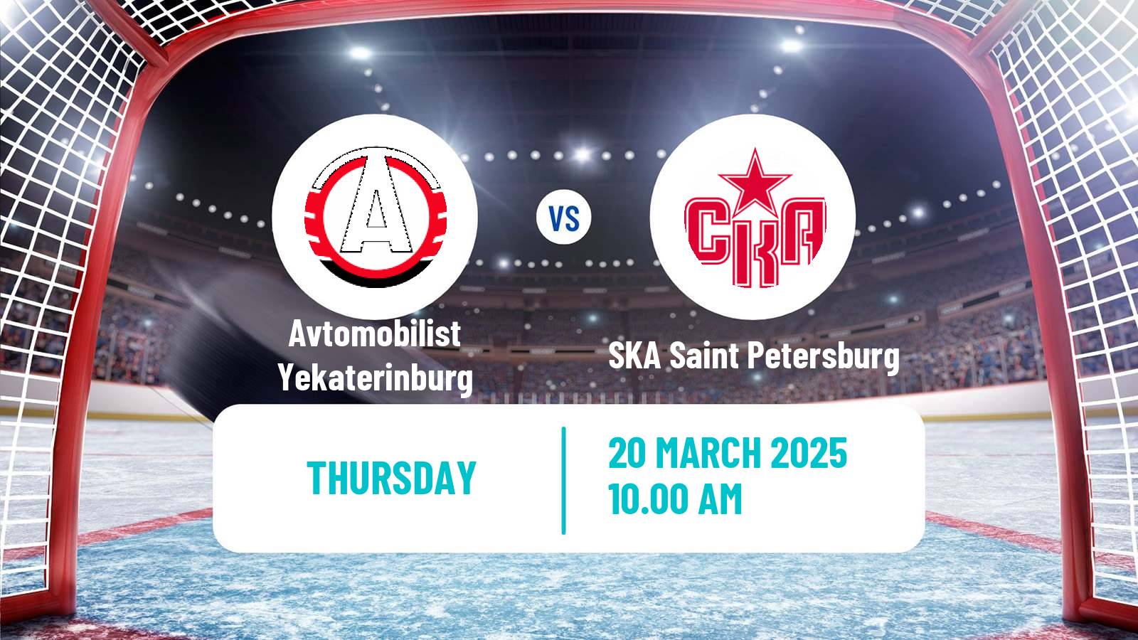 Hockey KHL Avtomobilist Yekaterinburg - SKA Saint Petersburg