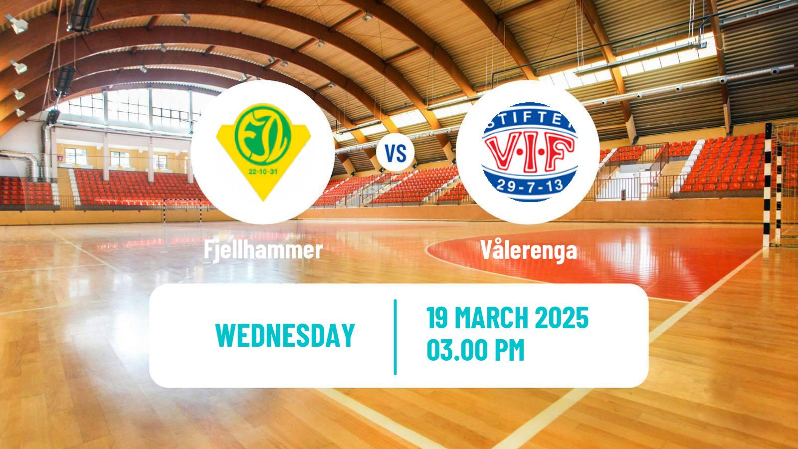 Handball Norwegian 1 Division Handball Women Fjellhammer - Vålerenga