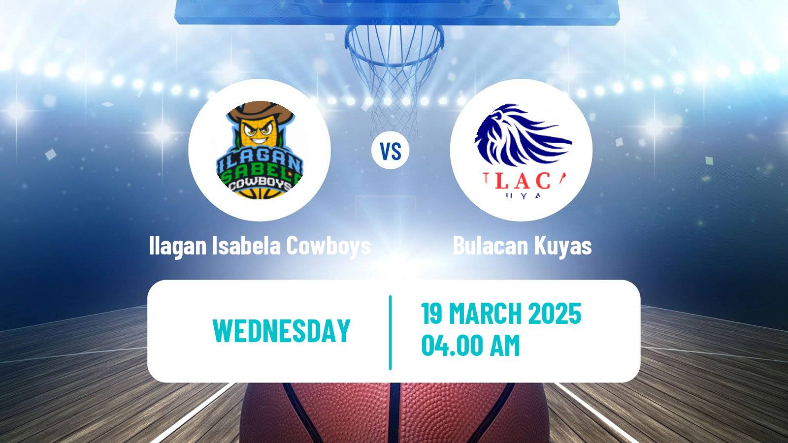 Basketball Philippines MBPL  Ilagan Isabela Cowboys - Bulacan Kuyas