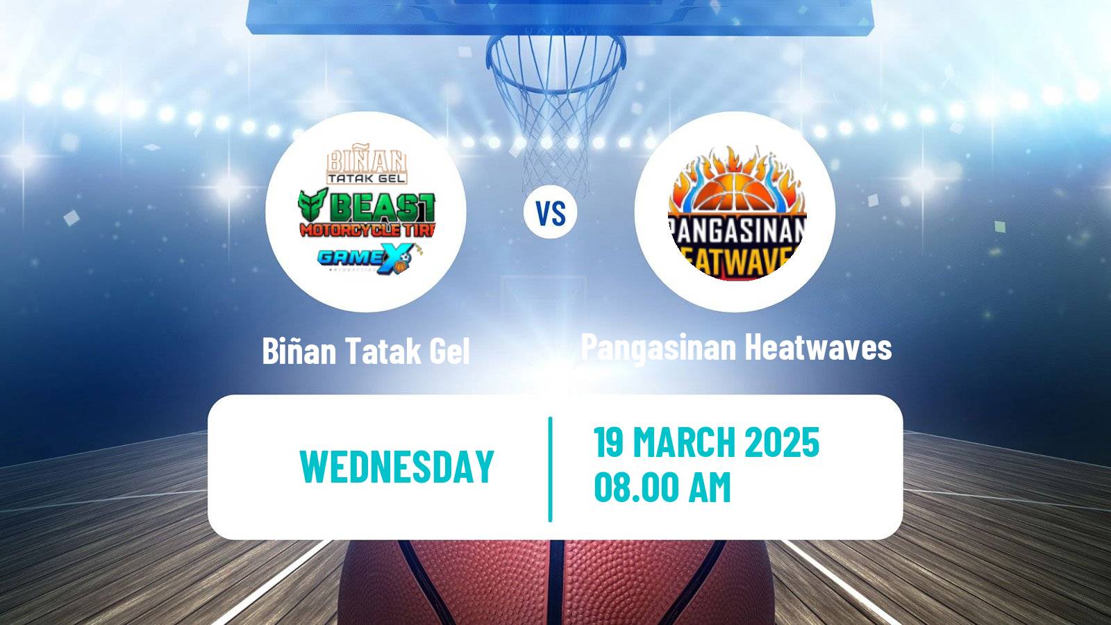 Basketball Philippines MBPL  Biñan Tatak Gel - Pangasinan Heatwaves