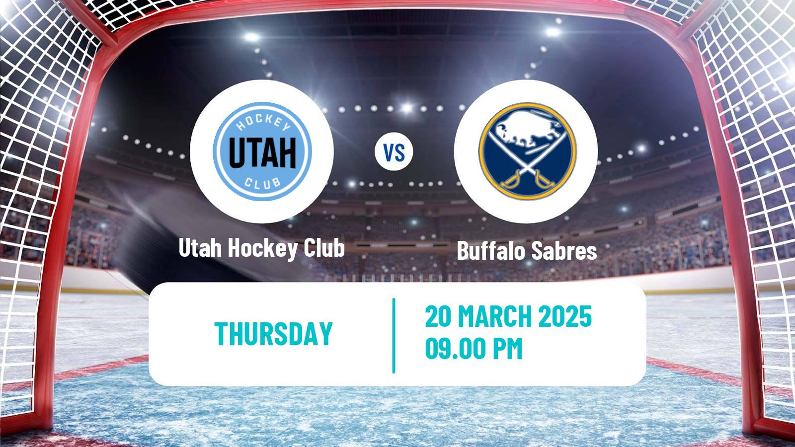 Hockey NHL Utah Hockey Club - Buffalo Sabres