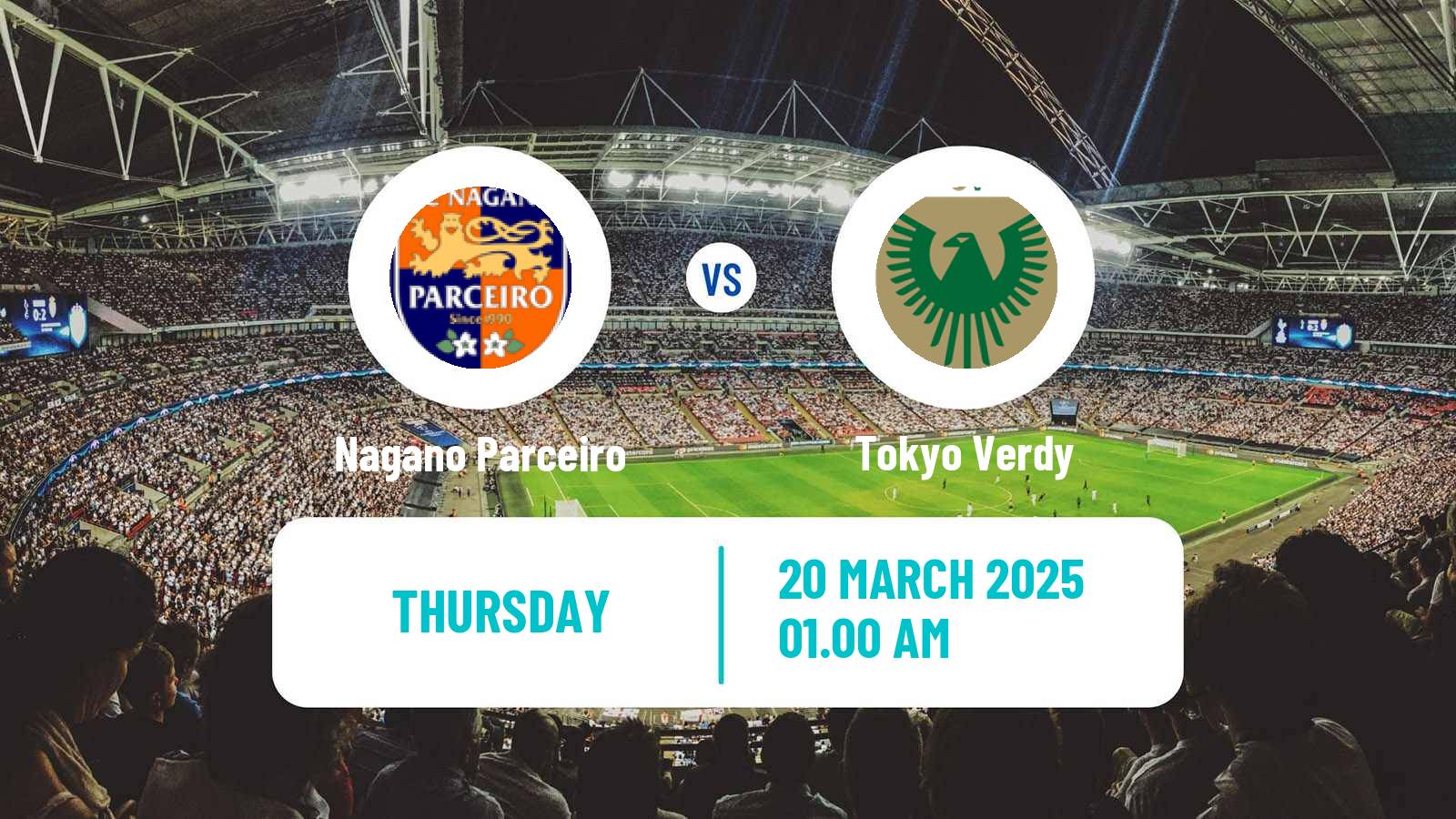Soccer YBC Levain Cup Nagano Parceiro - Tokyo Verdy