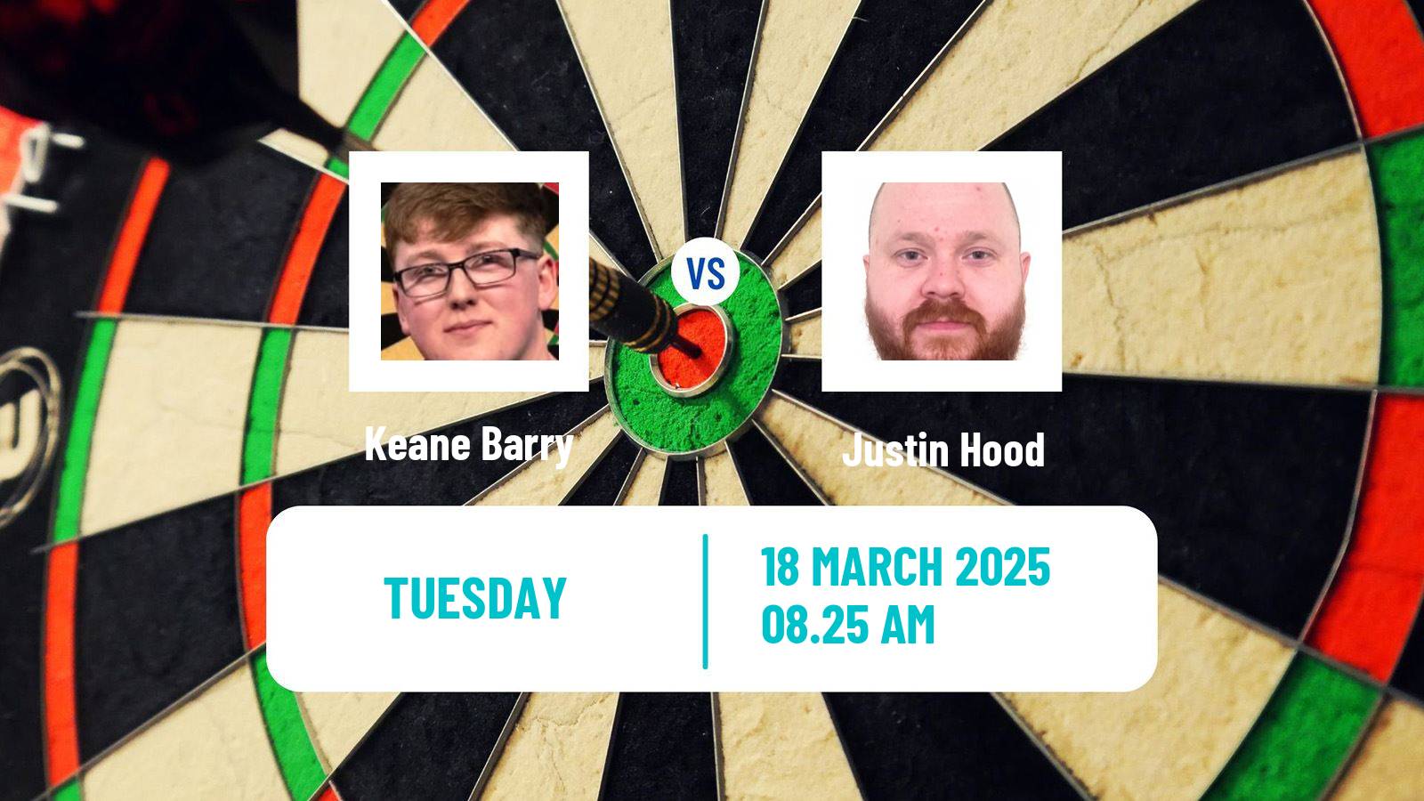 Darts Players Championship 8 Keane Barry - Justin Hood